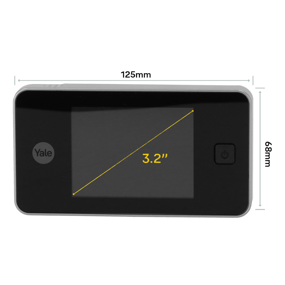 YALE-DOORVIEWER500-SILVER - Image 2